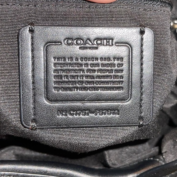 👜👜👜 Coach Leather and Jacquard Handbag - Picture 10 of 14